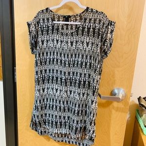 H&M Sheer dress/oversized shirt.